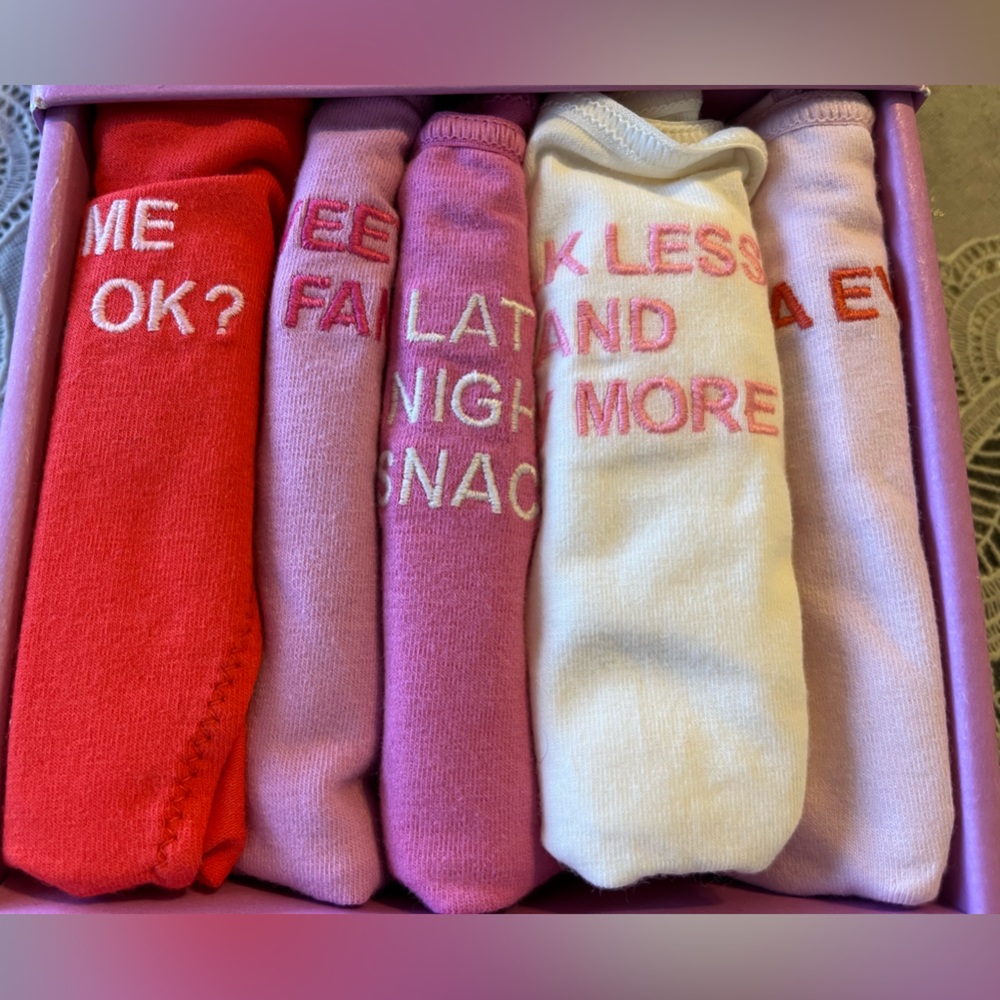 SKIMS Valentine’s Day Cotton Jersey String Bikini 5-pack